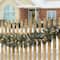 9' x 12" Pre-lit Feel Real® Frosted Artic Spruce Artificial Christmas Garland with Cones & 50 Clear Lights